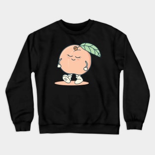 Cute Peach Character Kawaii Crewneck Sweatshirt